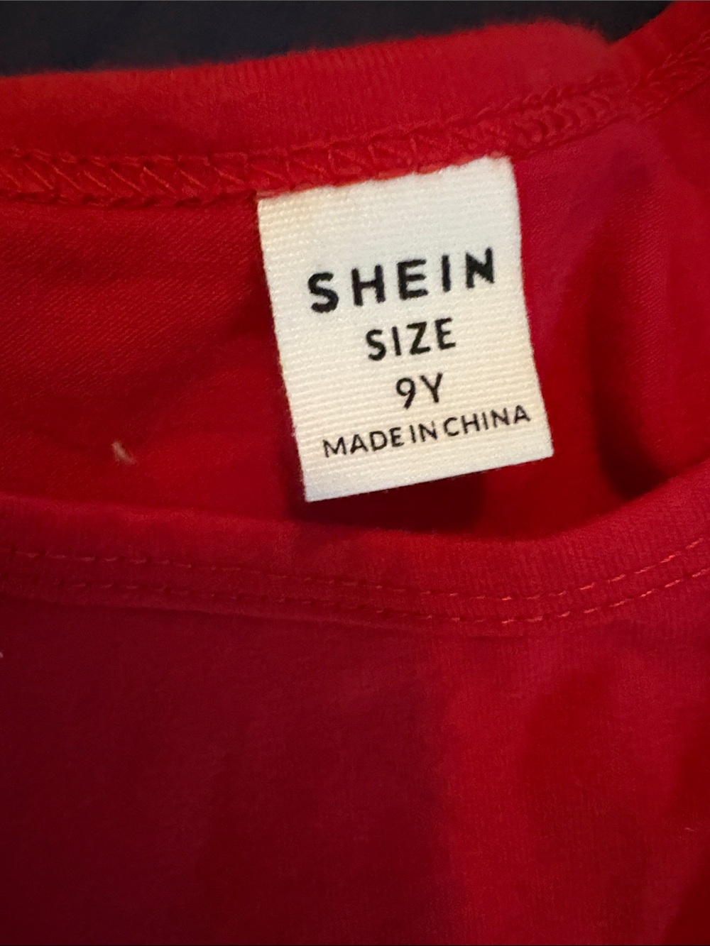 SHEIN Red Ruffle Sleeve Tee - Picture 2 of 2